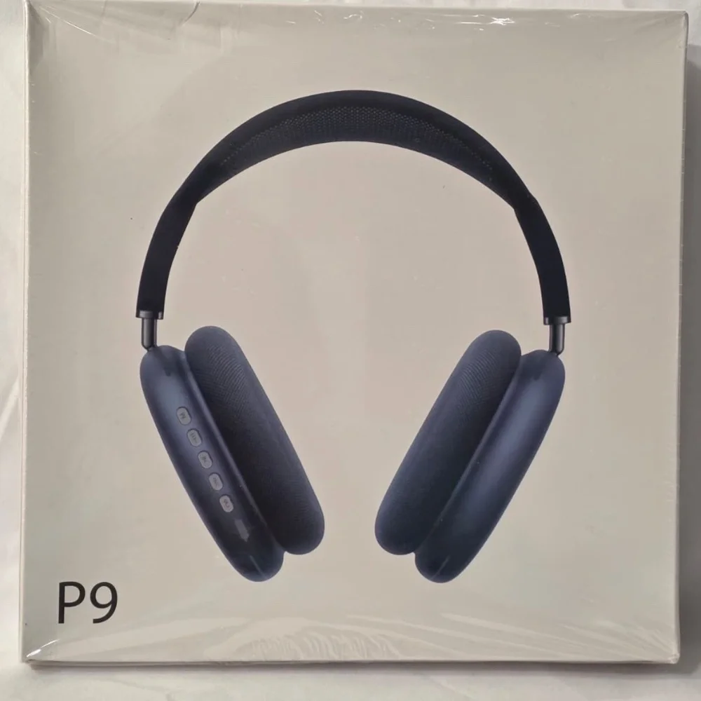 Blue New P9 Pro Max Wireless Headphones With Microphone Headset